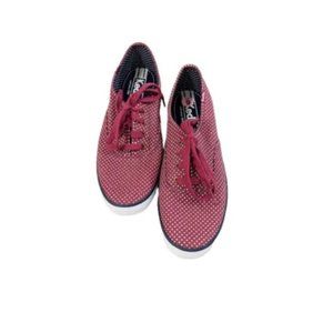 Keds Sneakers Red with White Polka Dots 9